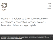 Tablet Screenshot of gaya.fr